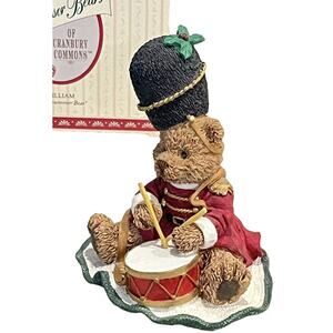 Windsor Bears Little Drummer Boy Figurine Holiday Christmas Decor Limited Ed 532